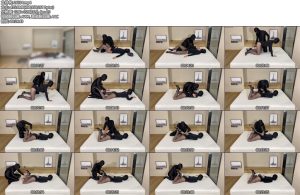 [凌风原创] 恋物症の凌风姐姐 性感杀手的失败暗杀黑色性感杀手套装保鲜膜驷马 鞭打嗡嗡棒固定放置强高-丝依依