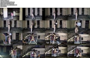 [欢乐谷] 户外露出之夜幕下的捆绑 捆绑好出门的时候遇到隔壁邻居为了省电不开空调开着门通风睡觉也是醉了-丝依依