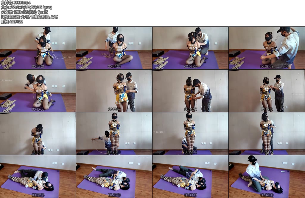 [一绳所爱] 瑶瑶很漂亮的Cosplay服装全身紧缚-丝依依