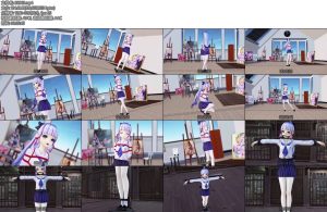 [动画片] 3D原神拘束JK神里凌华在画室的捆绑-丝依依