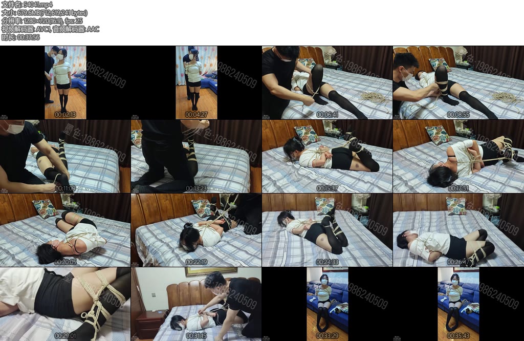 [墨色原创] 新模小米过膝袜分腿驷马聊天采访-丝依依