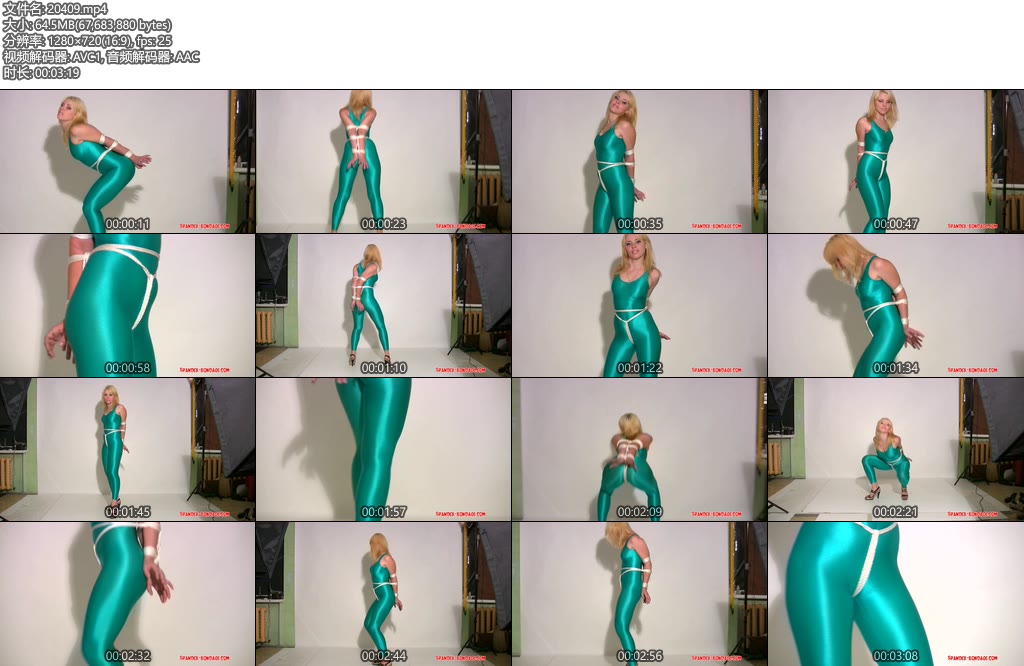 [欧美绳艺] Spandex Bondage No.018-丝依依