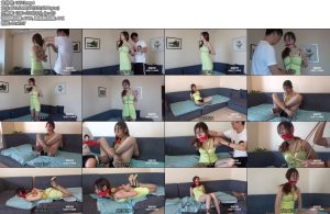 [蔚蓝艺束] 嫩模主播瑶瑶网袜凉高束缚 丝袜堵嘴 红球口水-丝依依