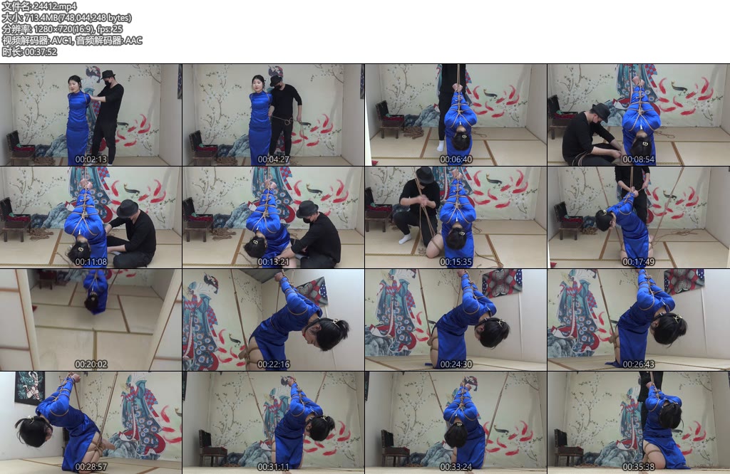 [胜景影视] 倩倩欧式跪缚二-丝依依