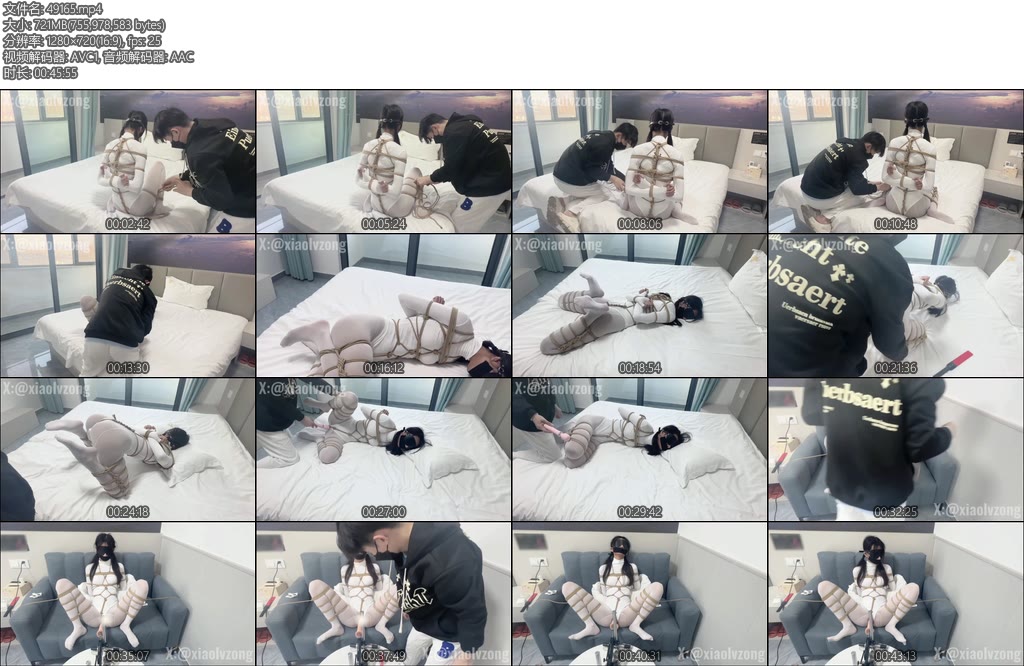 [恋鱼日记] 双马尾白丝加白色连体衣置入td震动放置强制撅屁股sp换个姿势再被炮机不停入侵满脸写着抗拒但却逃不掉-丝依依