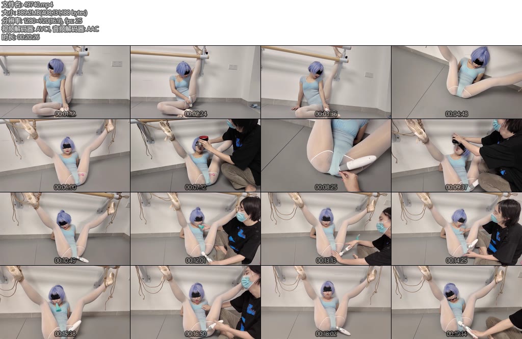 [海砂原创] 撞破清冷芭蕾少女不为人知的好色一面-丝依依