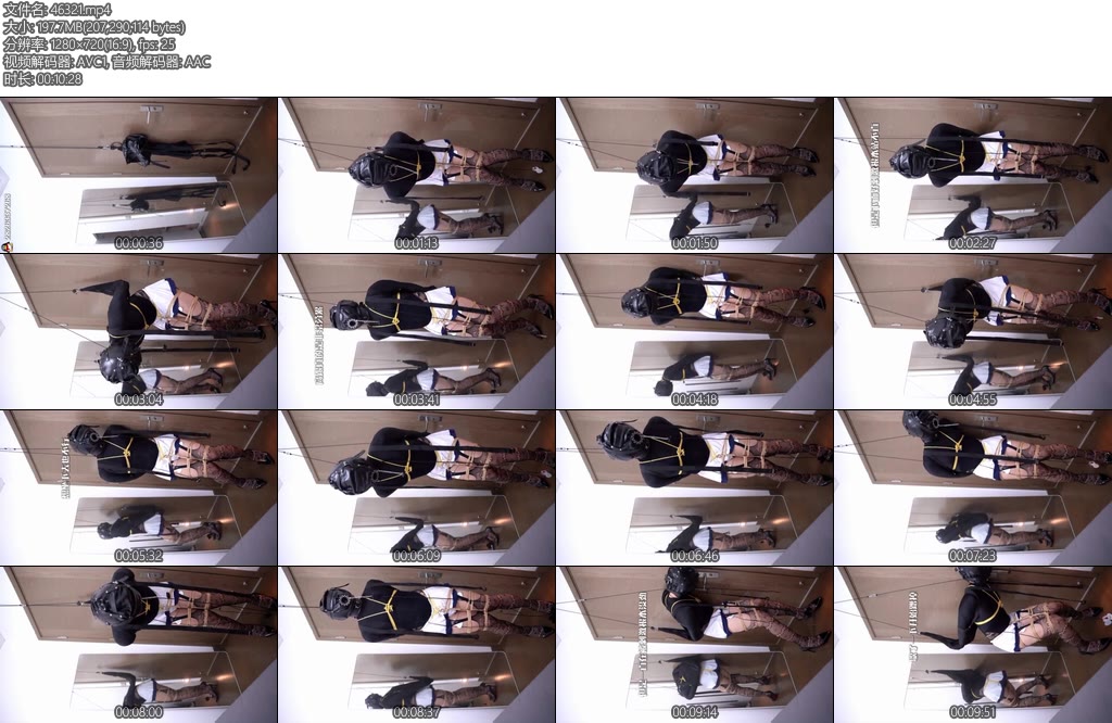 [亚洲绳艺] 远程自缚挑战电击与远程td的双重折磨-丝依依