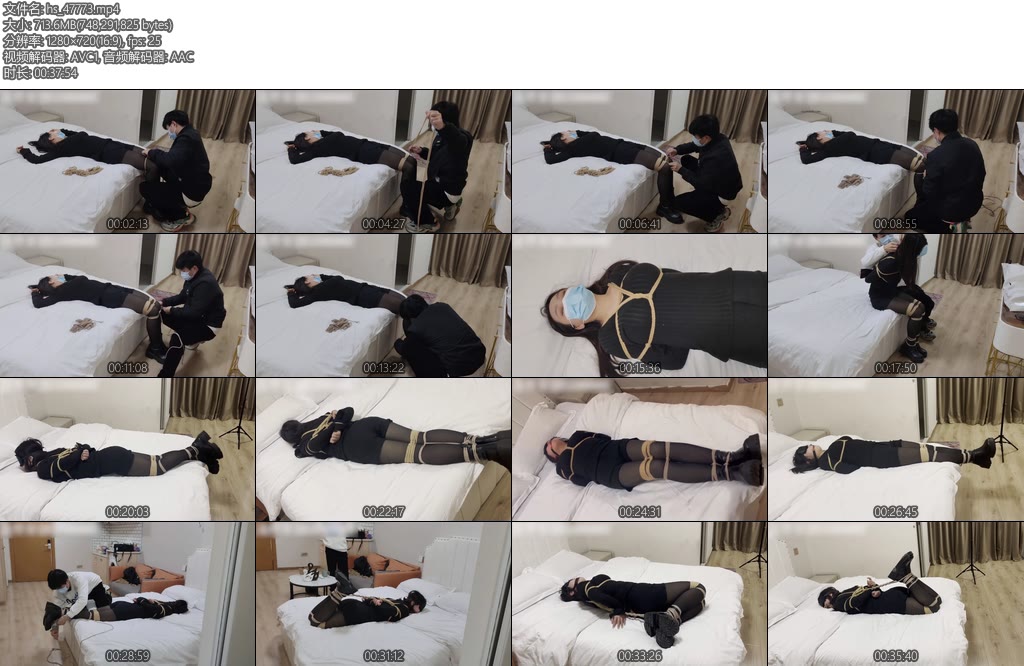 [凌烨原创] 调教生气女友小恩黑丝捆绑轻调挣扎桥段多-丝依依