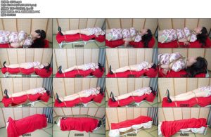 [象人原创] 以安高跟旗袍长椅束缚挣扎棉被-丝依依