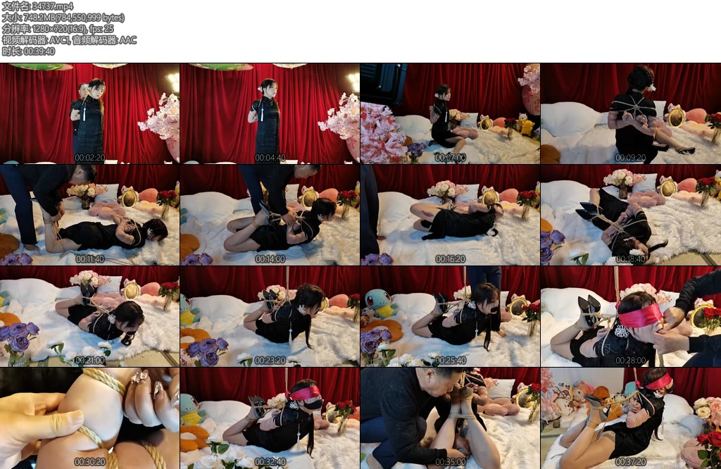 [锐度主张] 嫣儿 要素齐全的调教五花驷马吊缚丝袜堵嘴蒙眼XX棒强制X_X-丝依依