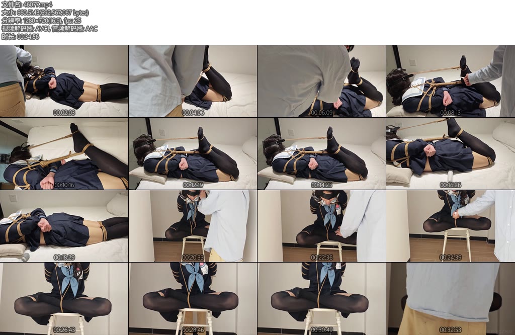 [乐鱼原创] 小M紧缚放置刺激-丝依依