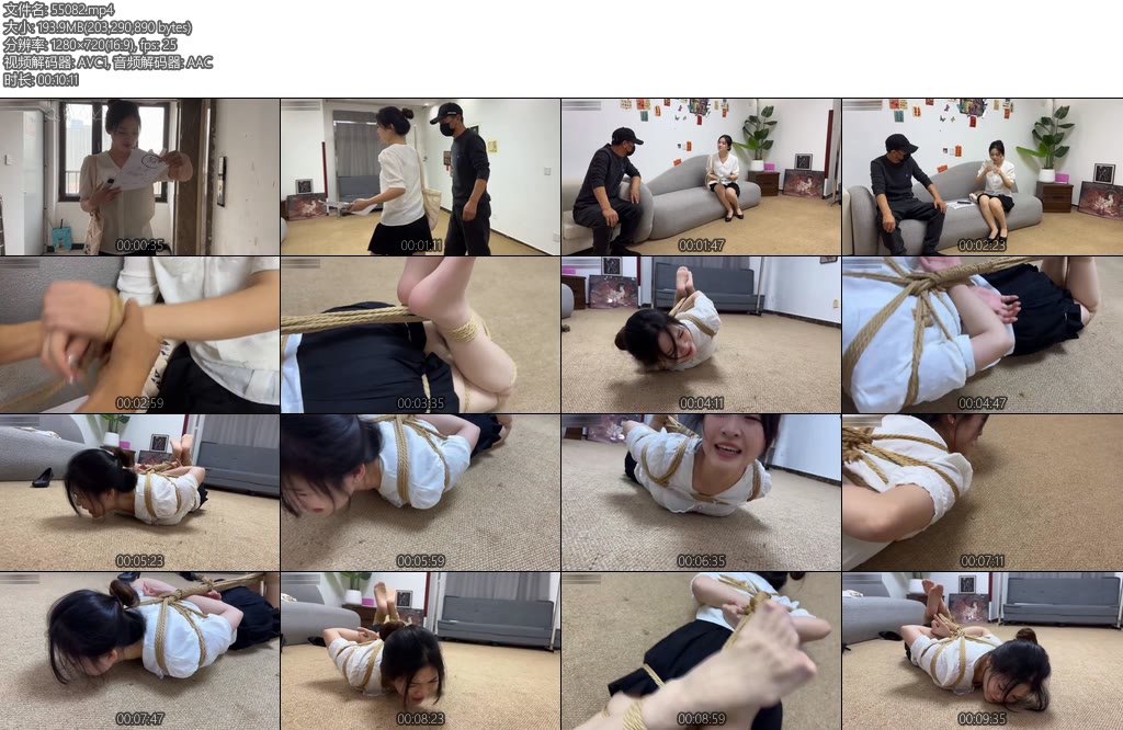 [金宝原创] 捆绑女大学生-丝依依