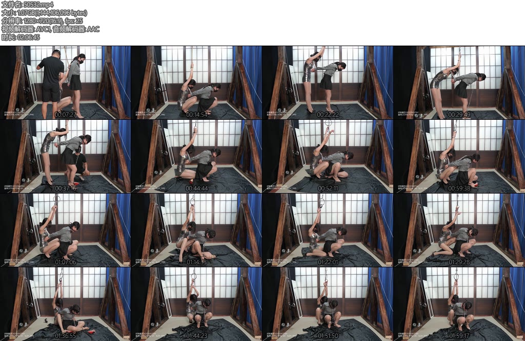 [试炼原创] 双人共用一个颈手枷限位放置2小时-丝依依