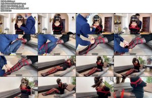 [默示录] 缚艺录小绫新模小绫第一次体验绳艺最真实的挣扎毫无浮夸的演技-丝依依