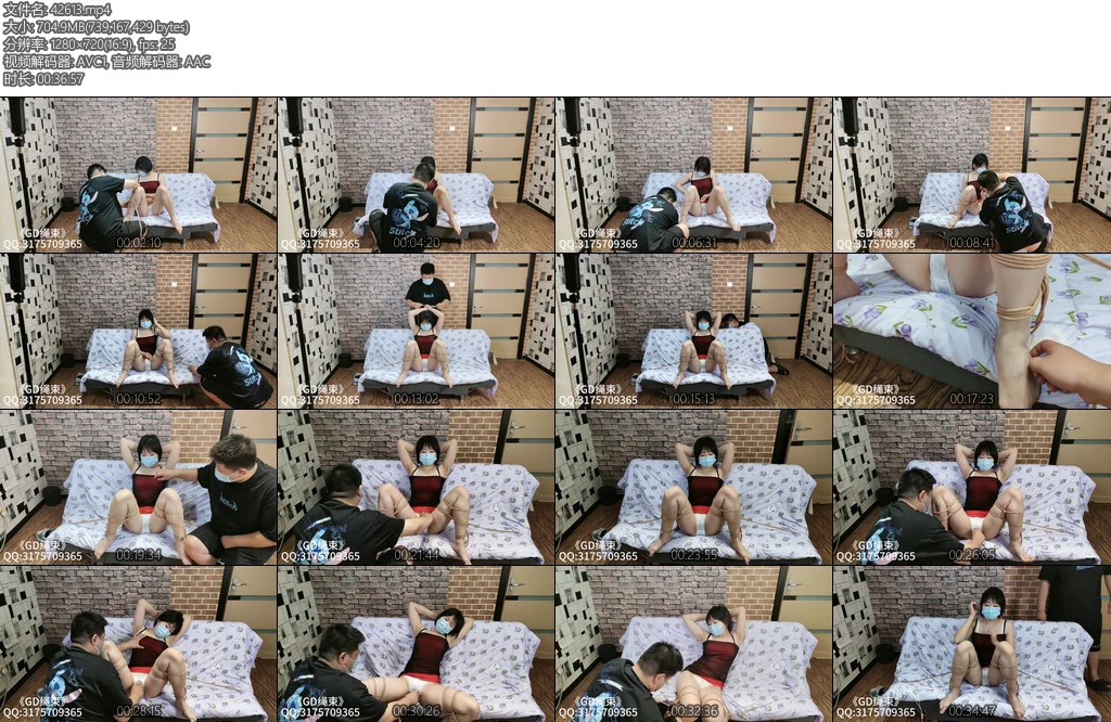 [GD绳束] 模特颜颜人生第一次X_X第二次拍摄拍着拍着有感觉了最后入戏强高内裤都湿透了-丝依依