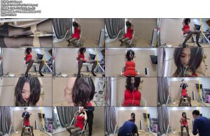 [绳之韵] 可儿红吊带椅子缚虐（第二集）-丝依依