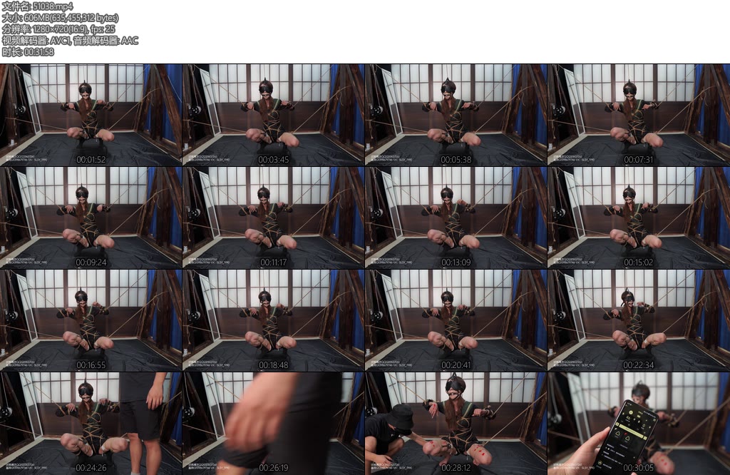 [试炼原创] JK少女的绳之炼狱手脚折叠固定郊狼电击触发感应器放置滴蜡-丝依依