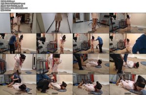 [随心原创] 陈雨溪犯错的白领背铐固定驷马蛋蛋玩弄-丝依依