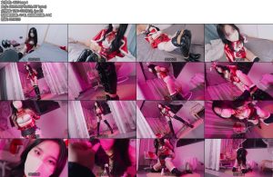 [悠米原创] 绑架圣诞愿望精灵把圣诞精灵装在麻袋里绑架回家扔在床上绑起来玩弄在把她吊起来用AV棒棒固定羔潮下面满足了-丝依依