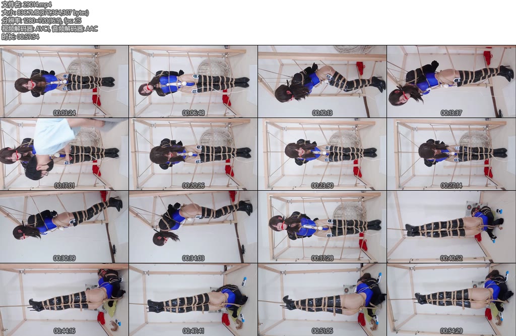 [亚洲绳艺] 伪娘绳奴潇潇03伪娘潇潇捆绑固定榨精半倒吊SP-丝依依