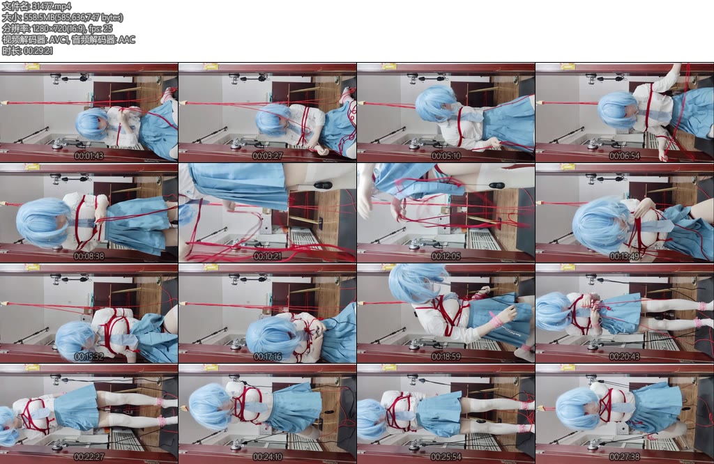 [欢乐谷] 原创蒙面大叔吊绑黑丝情趣女仆-丝依依