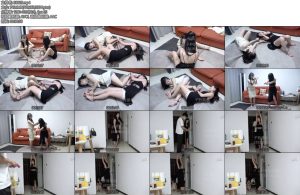 [子衿原创] 冰冰cici闺蜜的镣铐TK挠痒游戏输了就要接受惩罚哦-丝依依