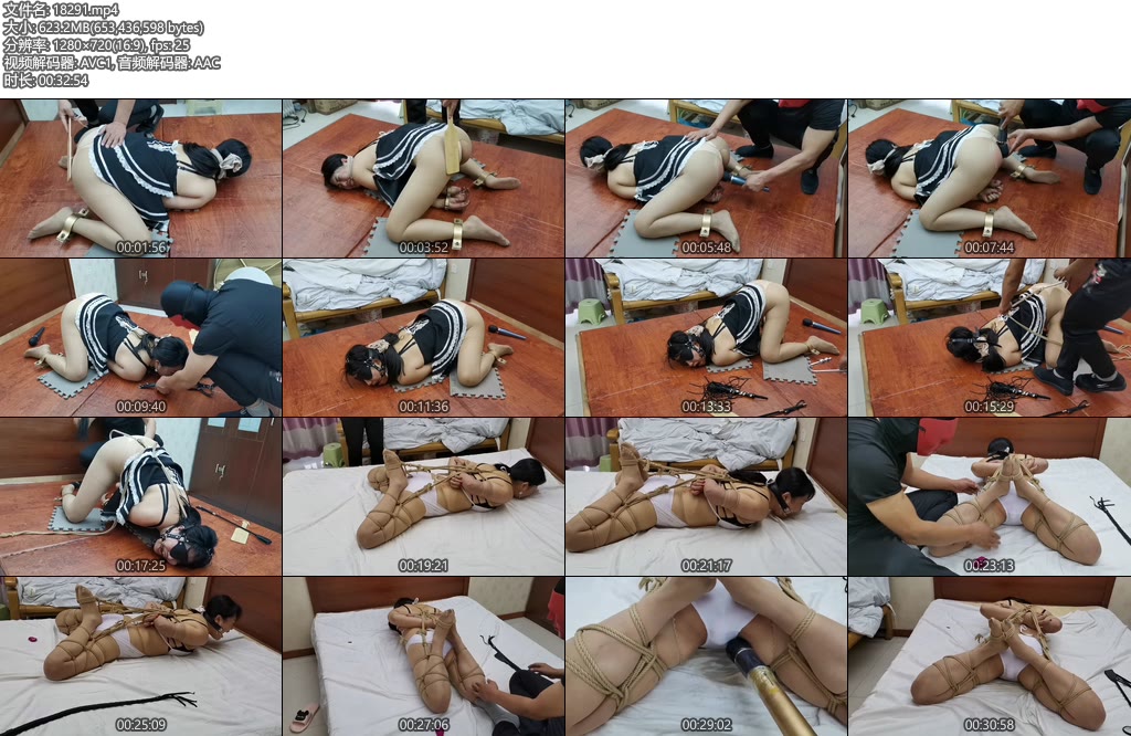 [飞天原创] 雨菲奴狗爬式加大勾禁锢，驷马失禁，竹板SP重击-丝依依