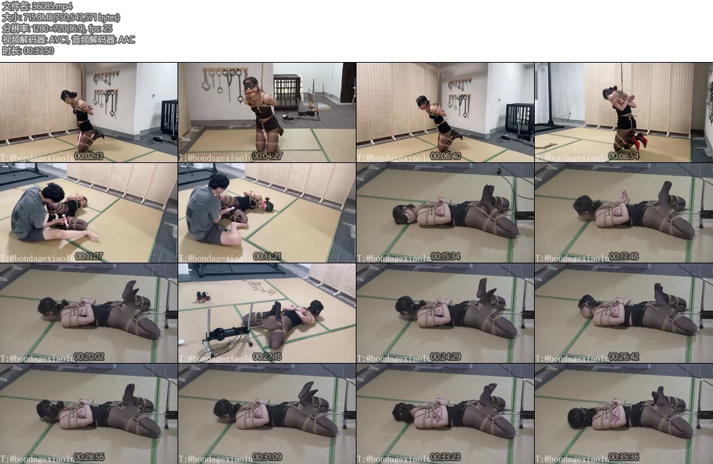 [涵涵原创] PJ速度大挑战 第一段跪立筋膜枪，小m想保持身体平衡的同时，还要承受来自下面筋膜枪的刺激，不一会就要被弄哭了。第二部分，pj强制输出，-丝依依