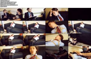 [亚洲绳艺] 被绑架的女律师 调情后的销魂表情-丝依依