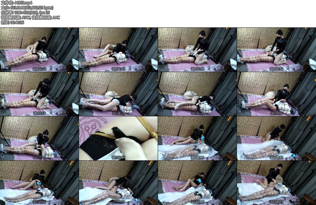 [安安的安] 墨月与安安油亮肉丝墨月与油亮肉丝安安的疯狂紧缚缠绵头部全包马具口球完全无法摆脱全身绳索紧缚塑料袋真空袋全力榨汁最后安安不得不臣服在墨月的肉丝玉足下尽情的扭动自己的身体来获得墨月的欢-丝依依