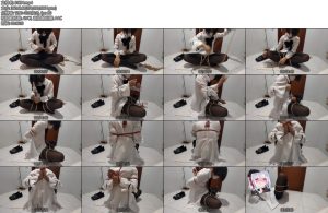 [亚洲绳艺] 柚里校内盘腿缚自创后手五花真的很紧挣扎了几十分钟-丝依依