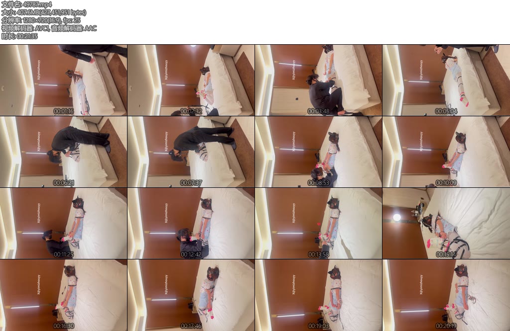 [薏米粥] 粥粥女儿服1女儿服萝莉皮带镣铐锁链束缚挠脚心抽打挣扎脱缚-丝依依