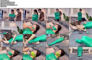 [默示录] 缚艺录小贝绿色胶带的全包与3层封嘴-丝依依