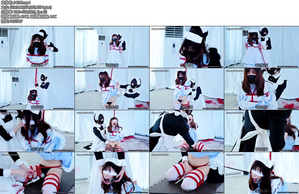 [惩戒学园] 女仆调教白丝与白丝的对决百合loli调教女虐女白丝踩踏红绳吊缚开口器调教侍奉调教阳俱口塞强高放置鞭打强膏-丝依依