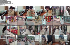 [长颜草] 药师户外模特芊橙身材颜值都很棒户外系列在人特别多的购物广场穿Lolita服接受捆绑穿过各种人群体验处于尴尬的境地-丝依依