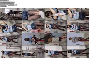 [栗栗子] 被折磨的女搜查官01户外强高潮C楼梯间失禁快乐蛋控制快乐棒短裙制服黑丝高跟鞋胸缚-丝依依