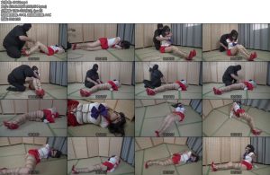 [象人原创] 小0火野丽蛇缚直臂尝试逃脱-丝依依