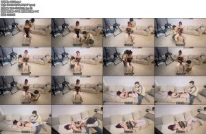 [延江艺束] 珊珊白丝女仆装固定椅子上揉XTD强高驷马捆绑放置挣扎-丝依依