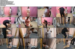 [束缘阁] 丽人旗袍挣扎 极限跪吊-丝依依