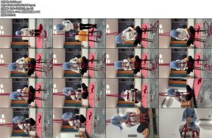 [亚洲绳艺] 天天的盘腿自缚吊-丝依依