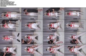 [CD伪娘] 刻猫猫伪娘男娘蕾丝睡裙油亮白丝贞操锁-丝依依