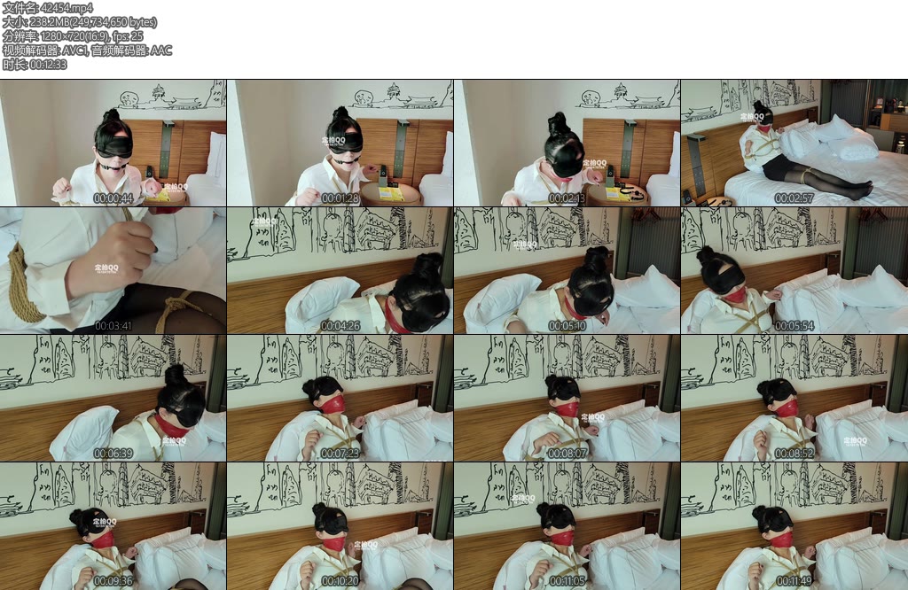 [亚洲绳艺] 不言 肉货驷马堵嘴杂3-丝依依