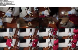 [荷仙原创] 荷仙少女 少女I的痛苦呻吟牢牢的被绑在椅子上动弹不得下面有玩具帮助少女I爱颖被搞的一直娇喘不停一脚踩下去娇喘更大了期间主人又各种玩弄骚扰tk鞭叫的更大声了-丝依依