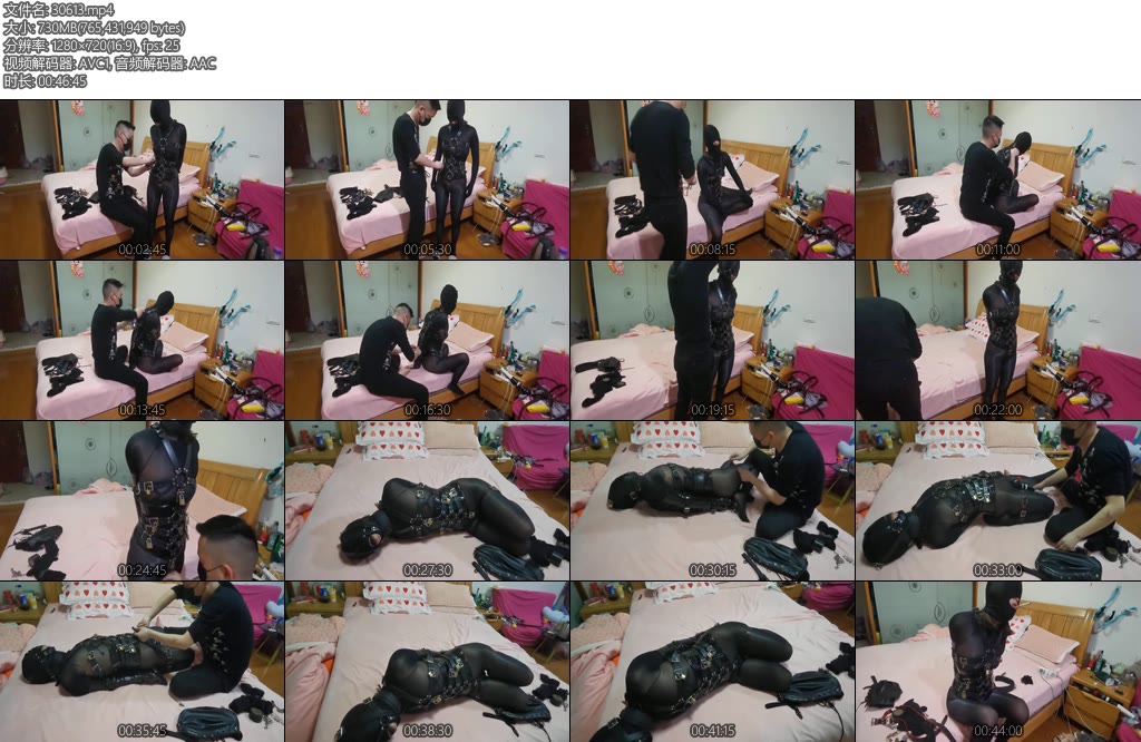 [网友原创] 我的媳妇 110弹、连身黑丝皮具篇（上集）-丝依依