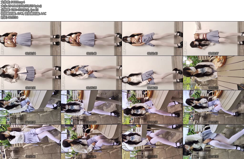 [栗栗子] 被沦为玩具的双马尾小M08户外调教户外强高户外餐厅失禁快乐蛋白丝双马尾JK-丝依依