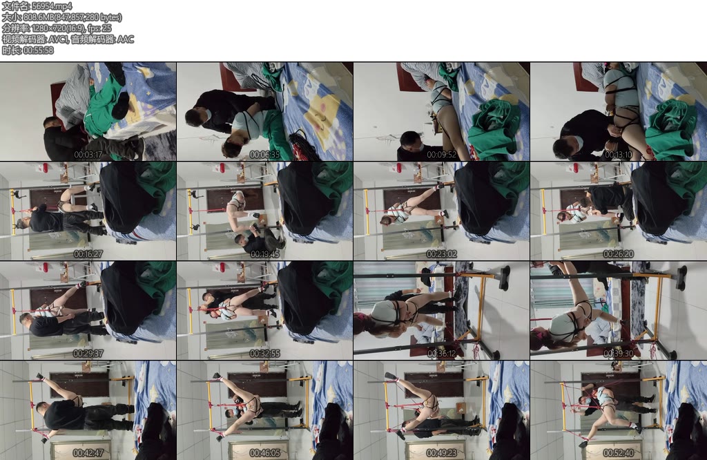 [亚洲绳艺] 磊哥 大学生遭遇捆绑悬吊的第一次-丝依依