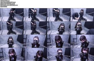 [D-Lemon] 10分ラバー拘束鼻責めイラマ調教complete plan 又要被主人锁起来惹，今天主人好仁慈居然不再罚跪，甚至有些不满足-丝依依