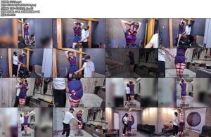 [雨辰原创] 女搜查官木马走绳倒掉受辱制服诱惑木马受辱口球加持捆绑拷问走绳虐茵倒吊受刑-丝依依