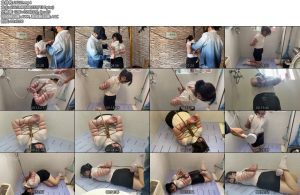 [一绳所爱] 白衬衣女孩五花紧缚淋水放置-丝依依