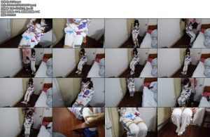 [领玥原创] 本玥穿了上运动装贝壳头白袜白鞋的想出去玩结果惨被坏人留在屋子里面捆在凳子上进行调教我就出去玩一下就不行嘛-丝依依